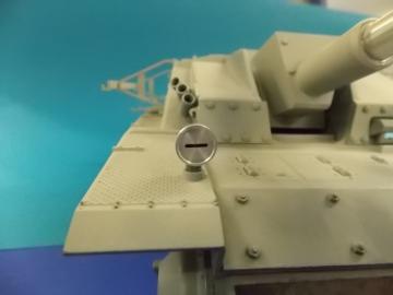 StuG III Scheinwerferabdeckung