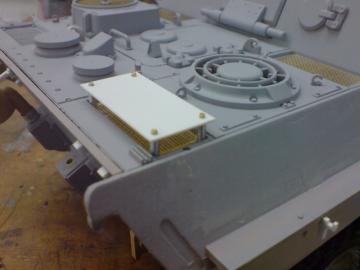 Motorraumabdeckung Detail 1