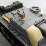 All-round fire MG with protective shield 1:16
