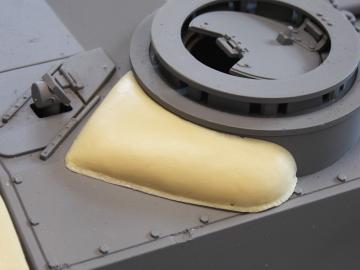 Zusatz Panzerung Stahlabweiser Kommandantenkuppel